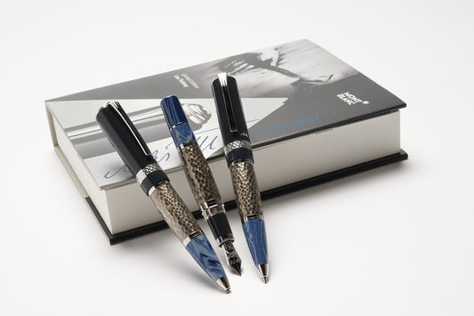 Montblanc Leo Tolstoy Special Edition Fountain Pen ID 111052 + Montblanc Leo Tolstoy Special Edition Rollerball Pen ID 111052 + Montblanc Leo Tolstoy Special Edition Ballpoint Pen ID 111052