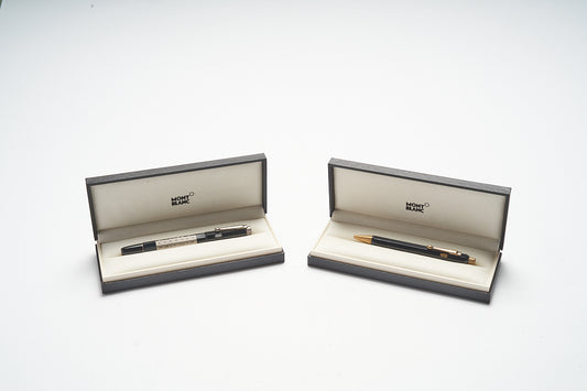 Montblanc Heritage Egyptomania Special Edition Ballpoint Pen ID 125494 + Montblanc Heritage Egyptomania Special Edition Fountain Pen ID 125483