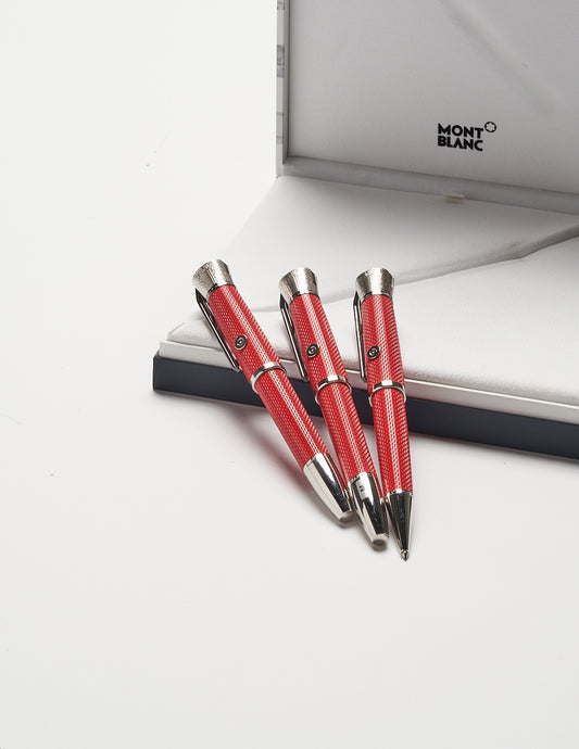 Montblanc Great Characters James Dean Special Edition Fountain Pen ID 117889 + Montblanc Great Characters James Dean Special Edition Rollerball Pen ID 117890 + Montblanc Great Characters James Dean Special Edition Ballpoint Pen ID 117891