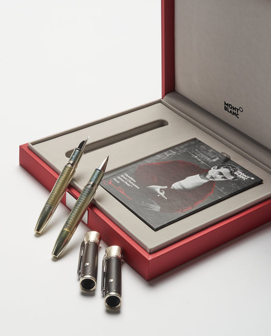 Montblanc Great Characters James Dean Limited Edition 1931 Fountain Pen ID 117892 + Montblanc Great Characters James Dean Limited Edition 1931 Rollerball Pen ID 117893