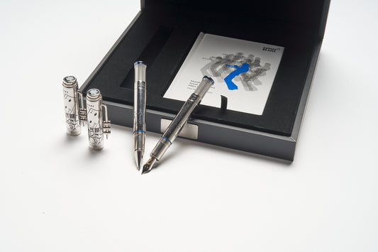 Montblanc Miles Davis Limited Edition 1926 Fountain Pen ID 114190 + Montblanc Miles Davis Limited Edition 1926 Rollerball Pen ID 114191