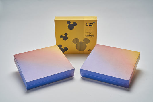 Montblanc Great Characters Walt Disney Limited Edition Fountain Pen ID 119837 + Montblanc Great Characters Walt Disney Limited Edition Rollerball Pen ID 119838